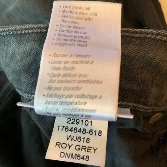 PAIGE Verdugo Ankle Dark Gray Jeans 31 - Picture 7 of 8